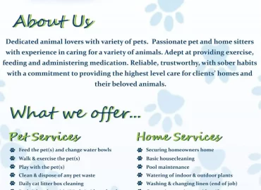 Pawfection Pet and House Sitters