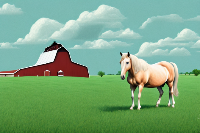 A American Quarter Horse Breeder in Pietermaritzburg has a horse in a pasture