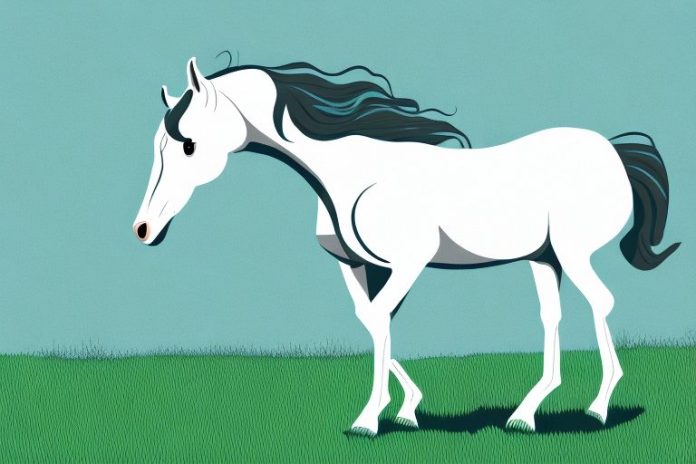 A horse in a field in roodepoort