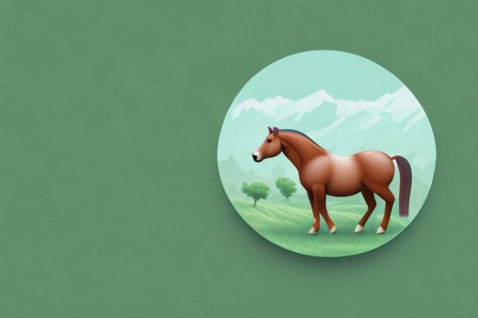 A connemara pony in a natural setting