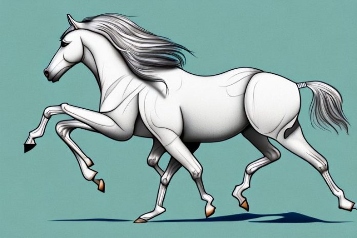 An arabian horse galloping through a landscape in pietermaritzburg