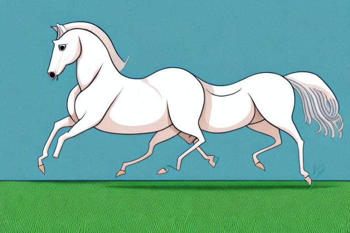 An arabian horse galloping through a field in kroonstad