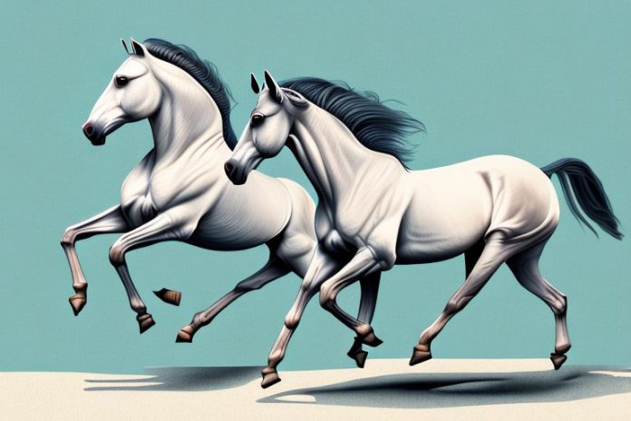 An arabian horse galloping through the countryside of lydenburg