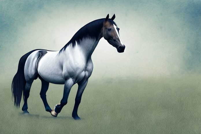 A morgan horse in a field in vanderbijlpark