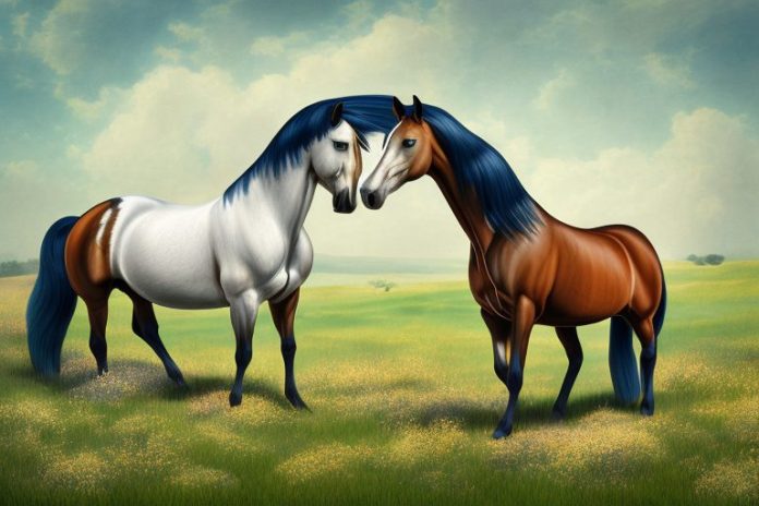 A morgan horse in a rural setting
