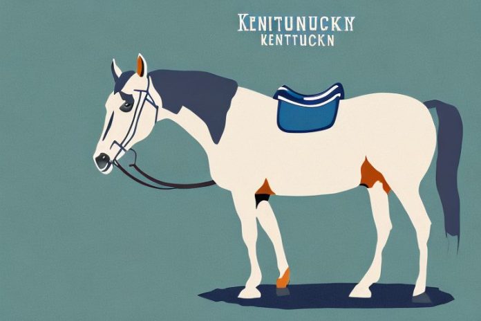 A kentucky mountain saddle horse in a rural setting