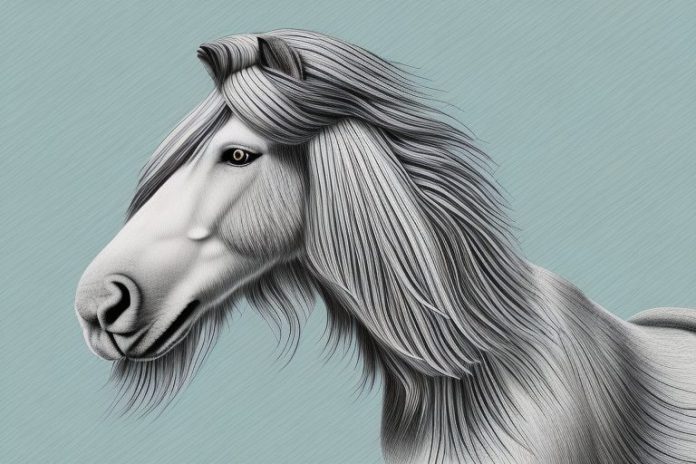 A clydesdale horse galloping through a gauteng landscape