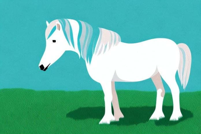 An icelandic horse in a grassy field in randburg
