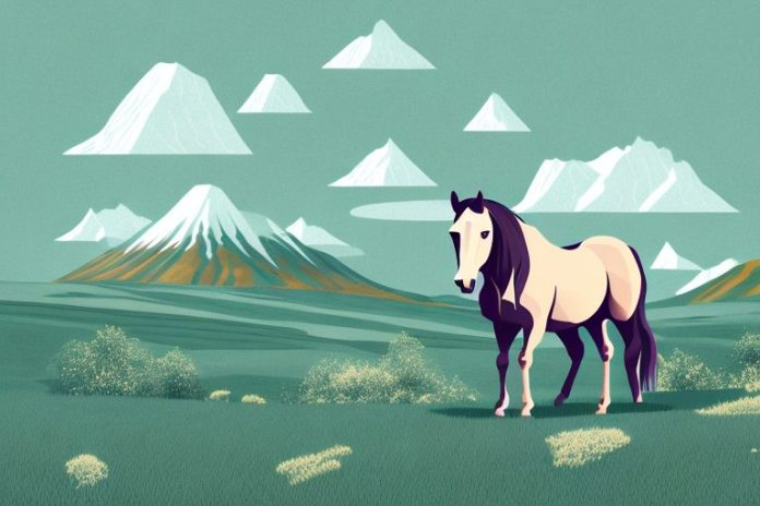 A horse in the icelandic style