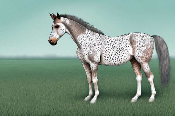 An appaloosa horse in a natural setting