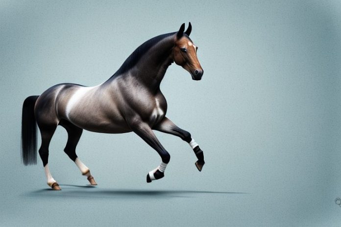 A dutch warmblood horse in a riding arena in centurion
