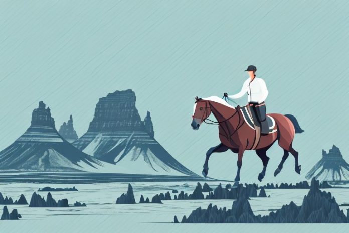 A horse and rider in the icelandic style