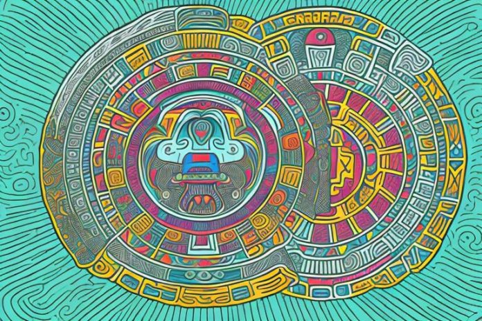 A horse in the azteca style
