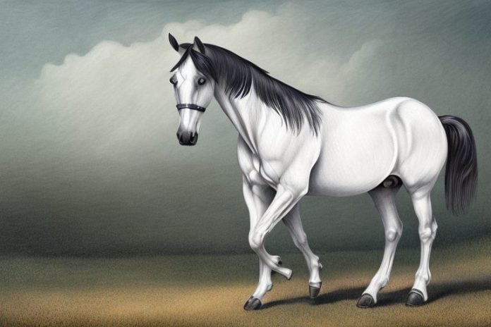 A morgan horse in a rural setting in brits