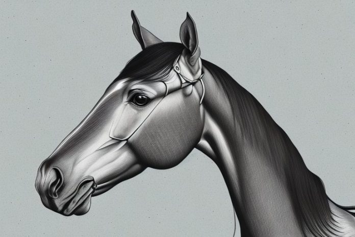 A morgan horse in a paarl