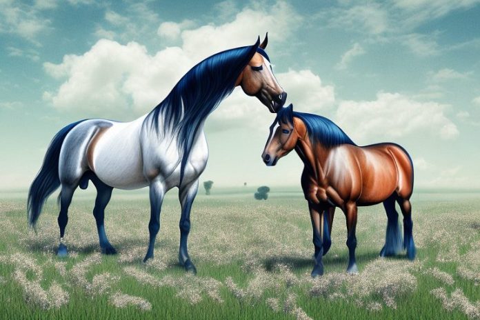 A morgan horse in a field in somerset west