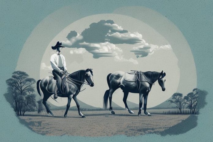 A kentucky mountain saddle horse in a rural setting in gauteng