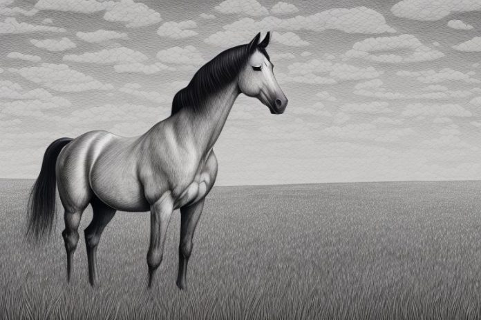 A horse in a field in vereeniging
