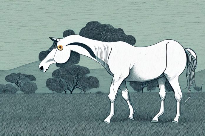 A horse in a pasture in modimolle