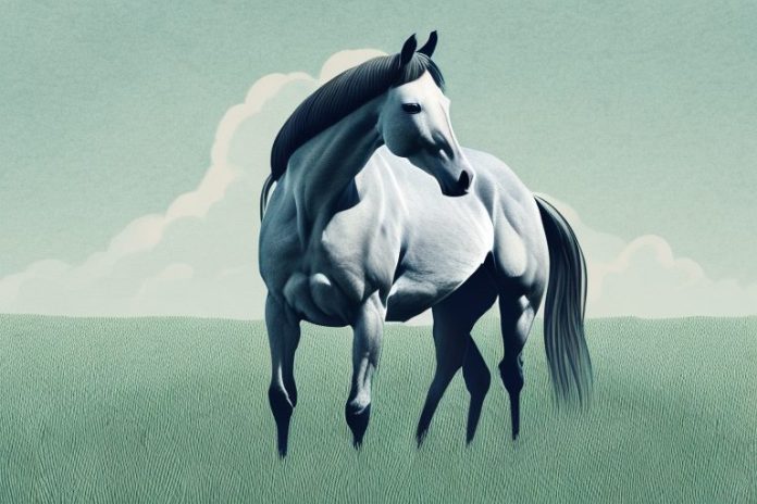 A horse in a field in klerksdorp