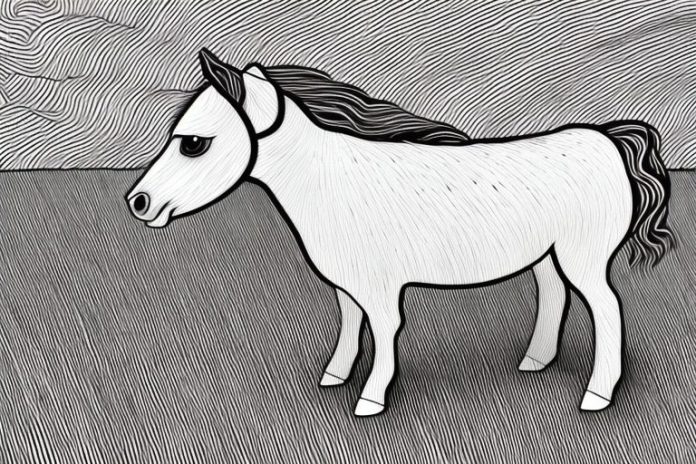 A shetland pony in a field in centurion