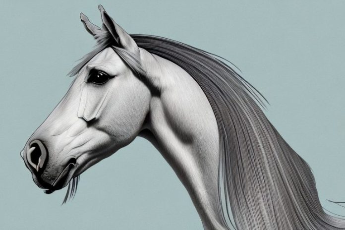 An andalusian horse in a gauteng