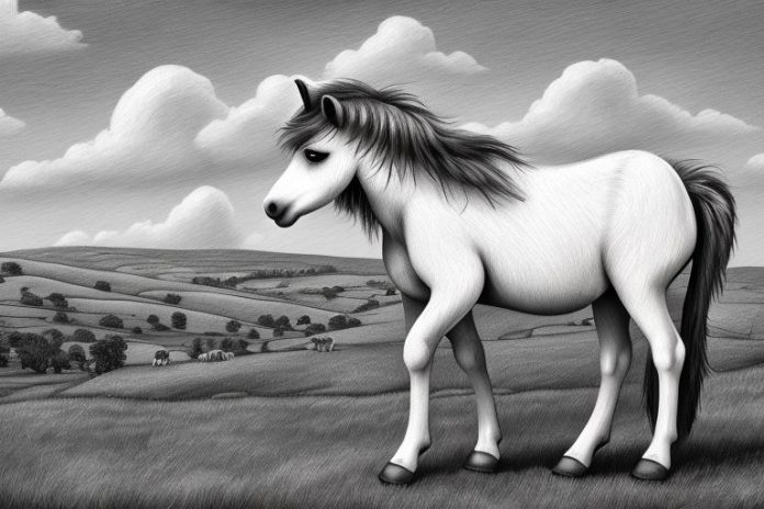 A dartmoor pony in a rural setting in centurion