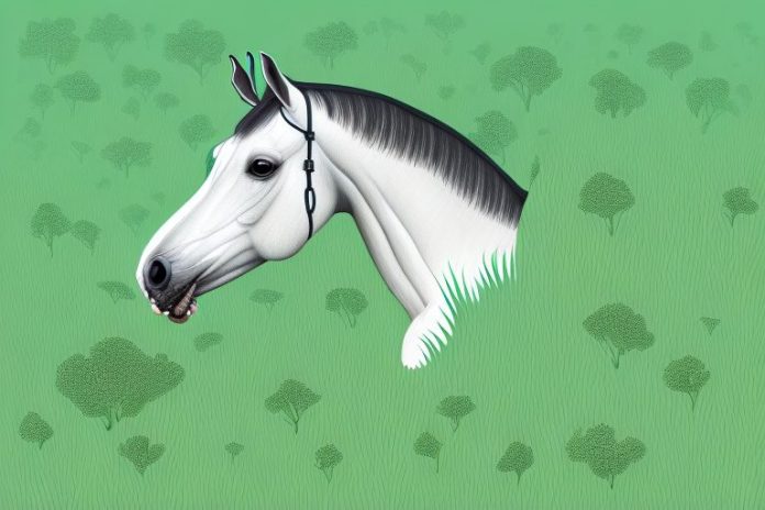 A dutch warmblood horse in a lush green field in durban