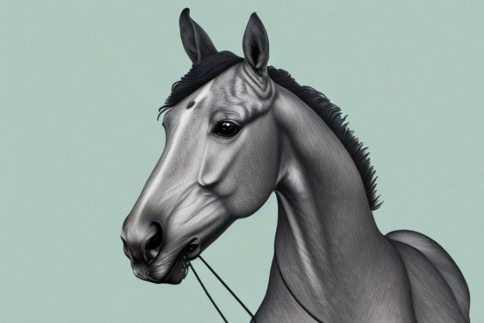 A dutch warmblood horse in a pretoria