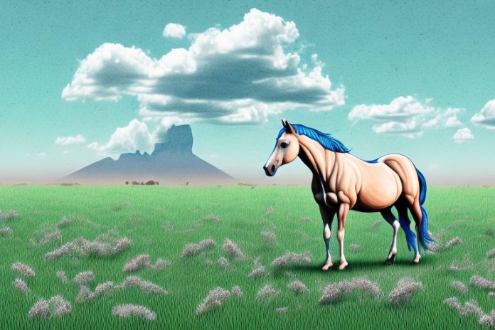 A horse in a field in germiston