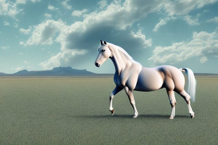 A mustang horse in a field in somerset west