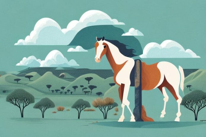 A horse in the northern cape