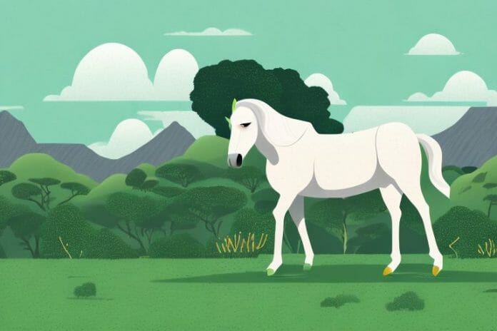A horse in the south african landscape