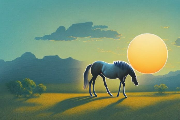 A horse in the kimberley landscape