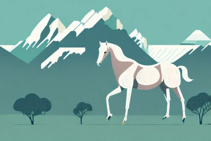 A hackney horse in queenstown