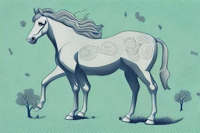 A hackney horse in a field in bloemfontein