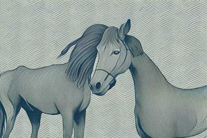 A hackney horse in a rural south african setting