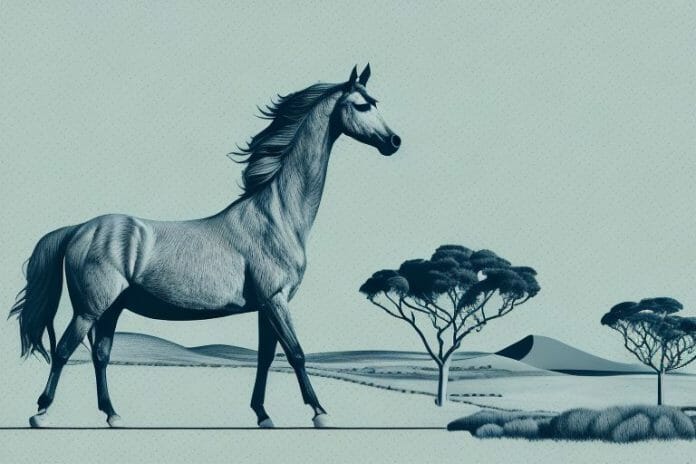 A hackney horse in the western cape