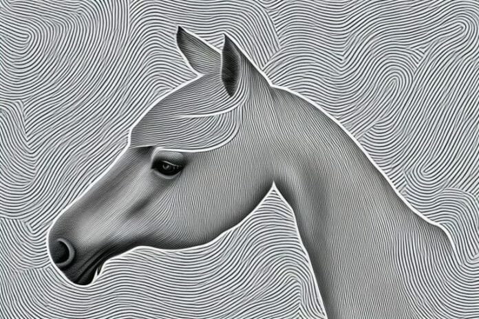 A haflinger horse in a rural setting in durban