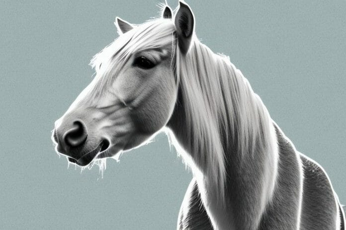 A haflinger horse in a rural setting in ballito