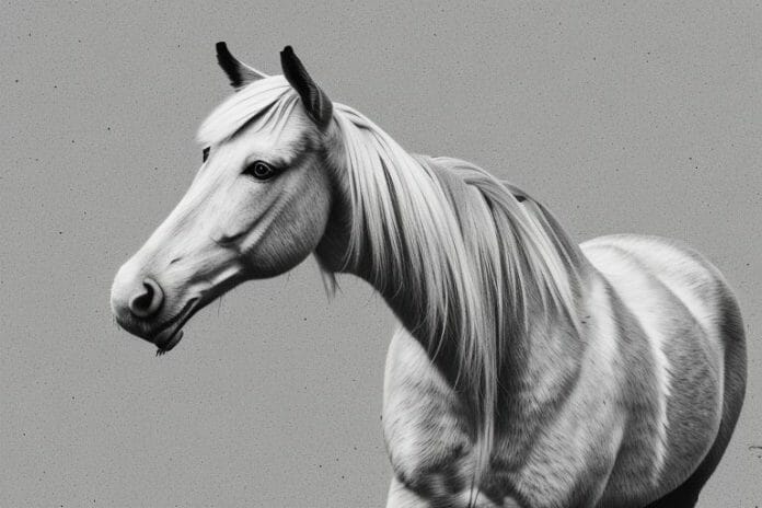 A haflinger horse in a rural setting in middelburg