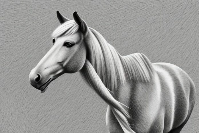 A haflinger horse in a rural setting in nelspruit