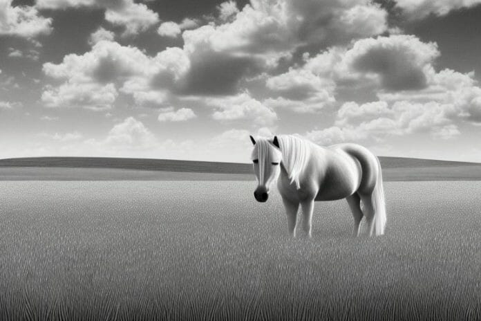 A haflinger horse in a field in warrenton