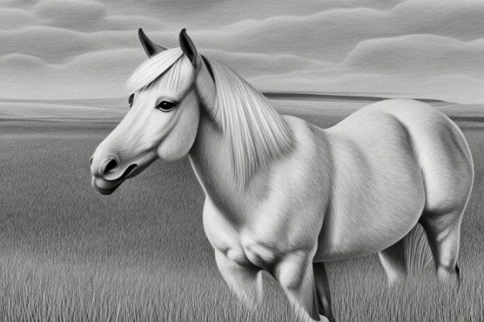 A haflinger horse in a rural setting in hermanus