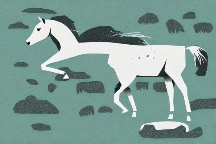 A connemara pony in a tongaat