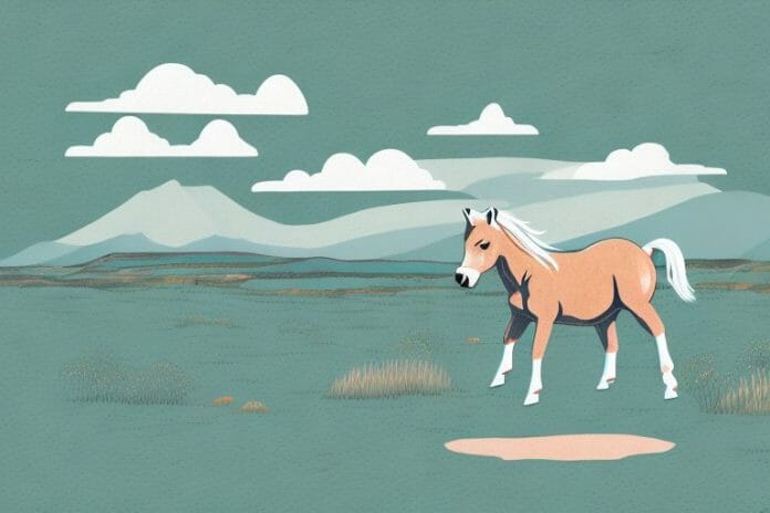 A connemara pony in a margate