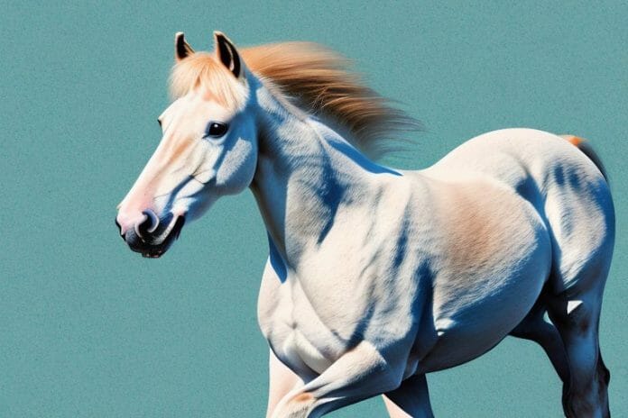A connemara pony horse in a rural setting in port elizabeth