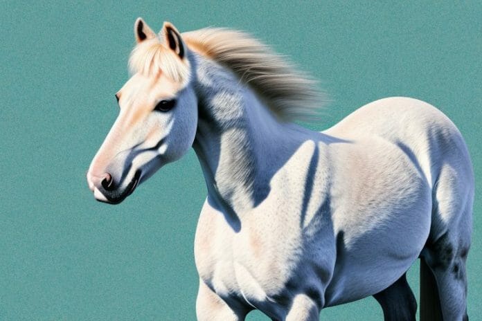 A connemara pony horse in a rural setting in kroonstad