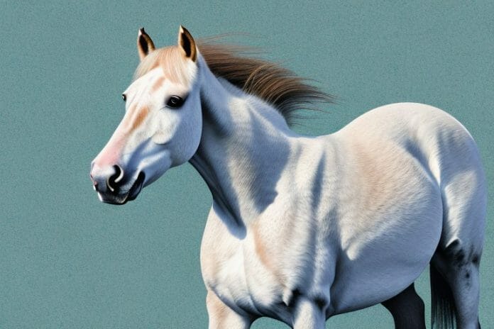 A connemara pony horse in a rural setting in potchefstroom