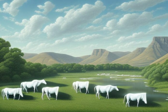 A white river in south africa
